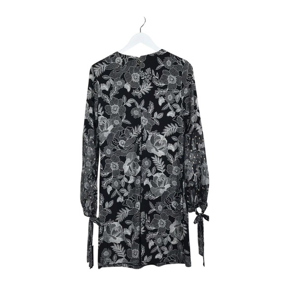 Tommy Hilfiger Black/Cream/Gold‎ Shift Dress Size 2 NWT - Picture 2 of 2